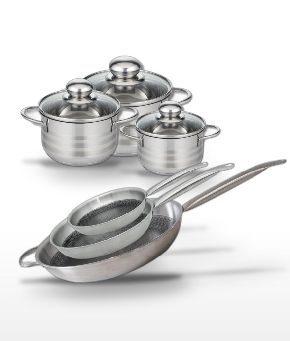 Batterie de cuisine Relief...