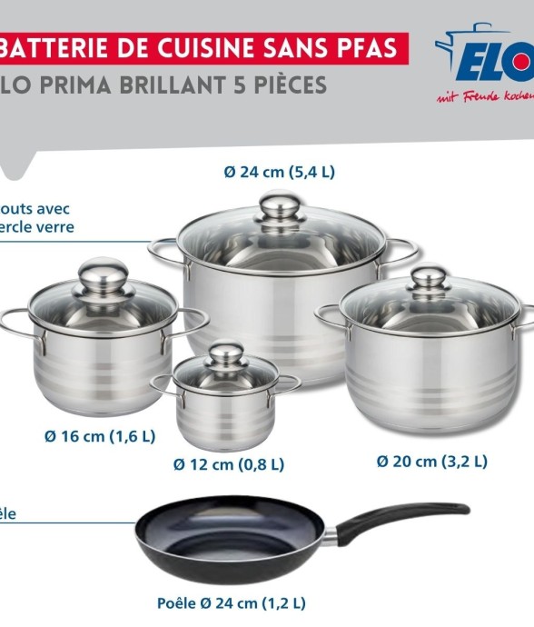 Batterie de cuisine Prima...