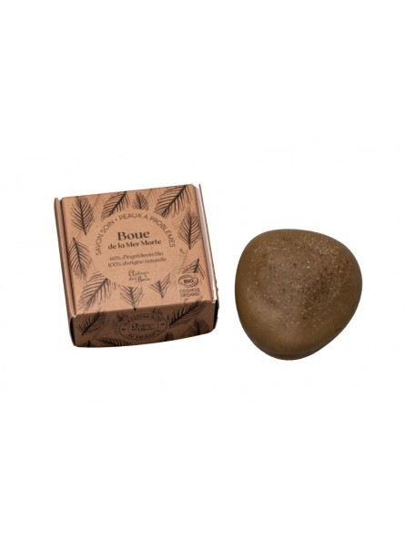 Savon Soin Corps & Visage Boue de la Mer Morte Bio (90g)