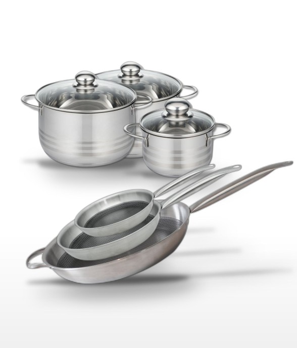 Batterie de cuisine Relief...