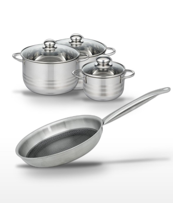 Batterie de cuisine Relief...