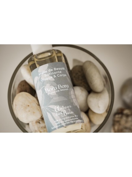 Huile de beauté satinante Visage & Corps Bora Bora Naturel (100 ml)