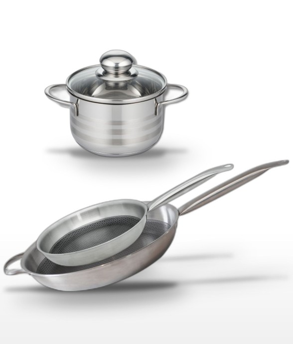 Batterie de cuisine Relief...