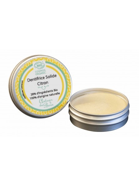 Dentifrice solide Citron Bio (30 ml)