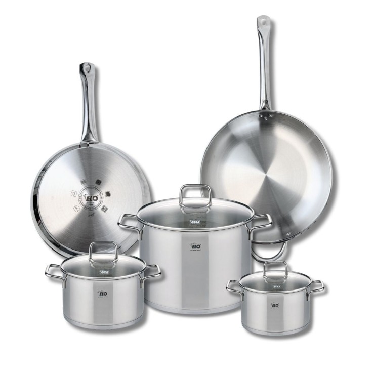 Batterie de cuisine Profi Citrin en inox - 5 pièces