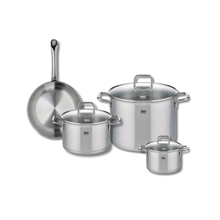 Batterie de cuisine Profi Citrin en inox - 14, 20, 24, 26 cm