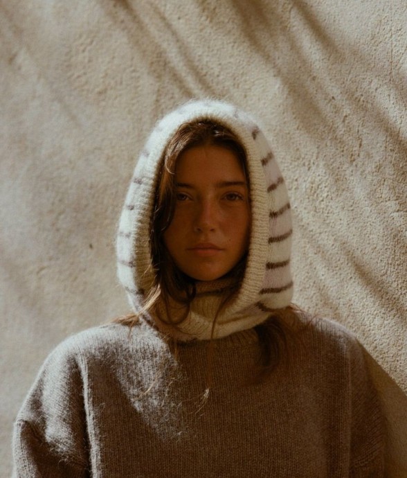 Cagoule Marguerite Rose en...