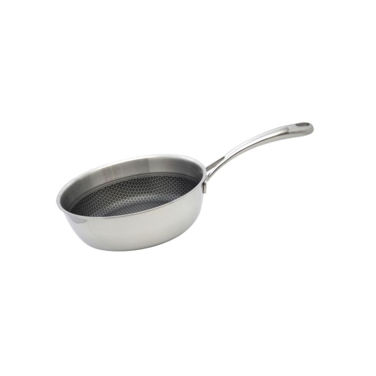 Sauteuse Relief Evolution en inox 18/10 - 24 cm