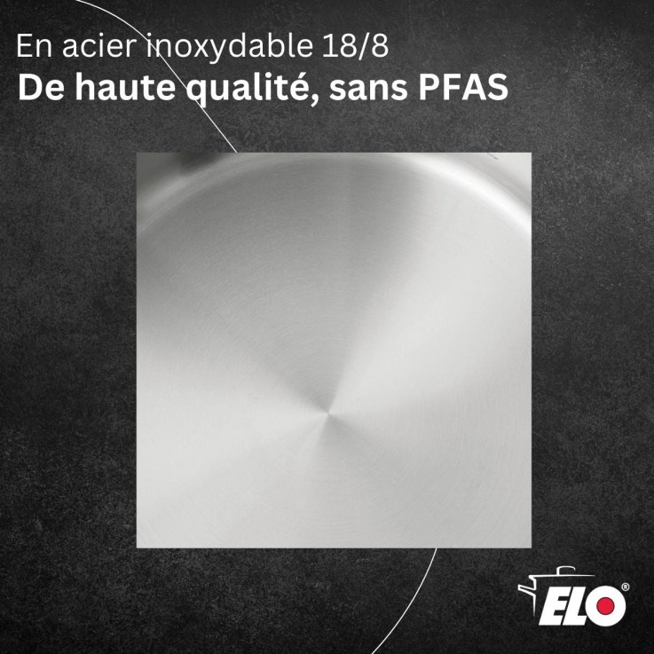 Sauteuse Profi Cuisine en inox - 16 cm - 0,25 L