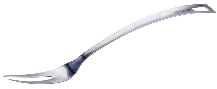 Fourchette à viande en inox - 2 piques - 32,5 cm