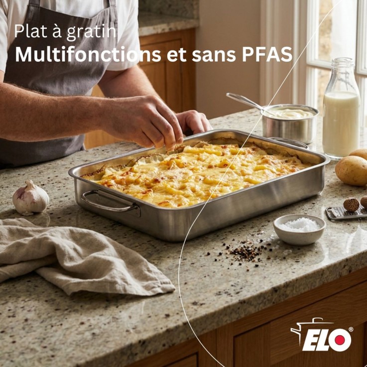 Plat à four Edition Red en inox - 34 x 24 cm - 2,9 L