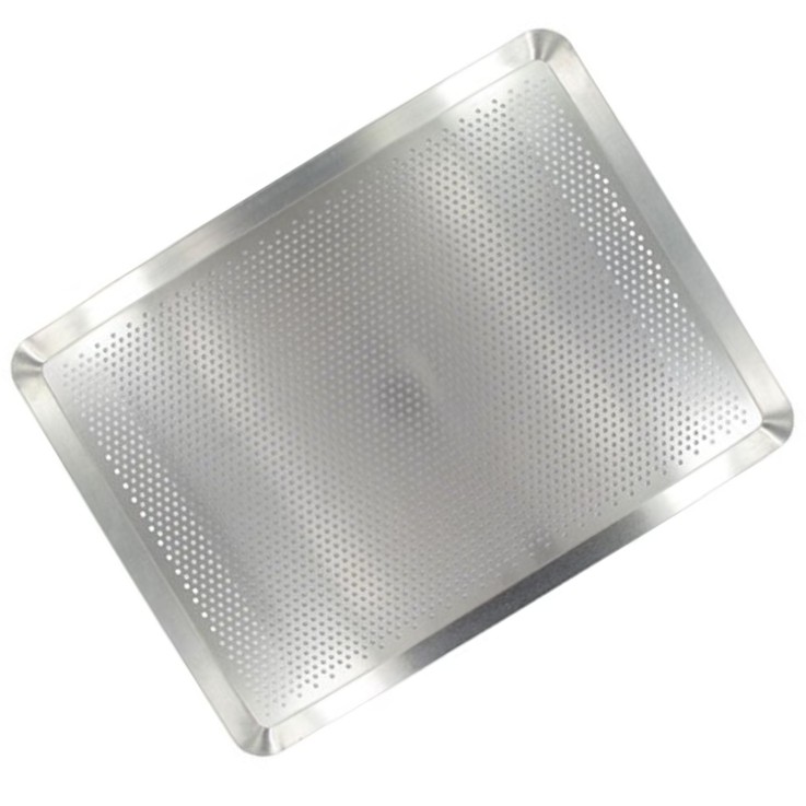Plaque à pâtisserie perforée Special Cooking en inox - 40 x 30 cm