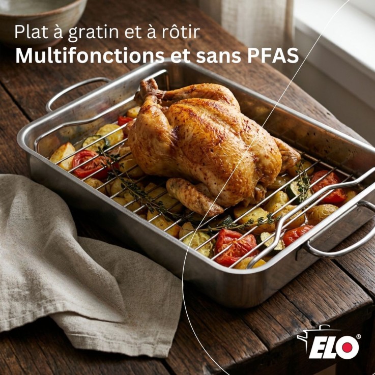 Plat à four Edition Red en inox - 34 x 24 cm - 2,9 L