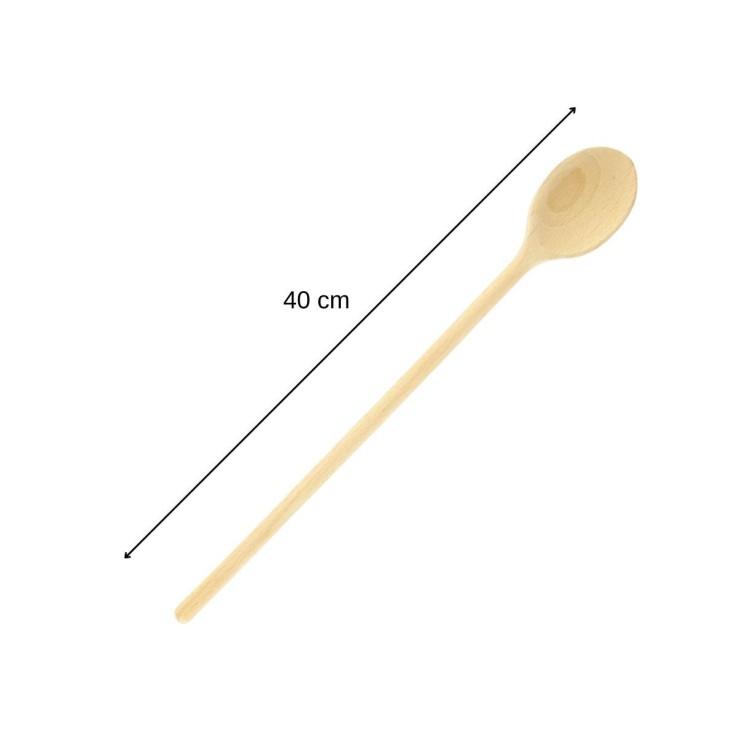 Cuillère de cuisine Wood Edition en bois - 40 cm
