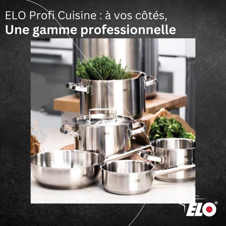 Casserole Profi Cuisine en inox - 16 cm - 1 L