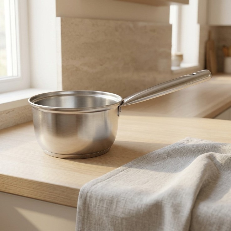 Casserole Rhona en inox - 22 cm