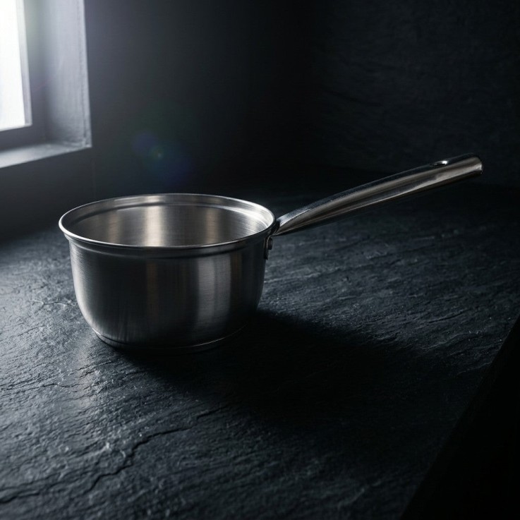 Casserole Rhona en inox - 22 cm