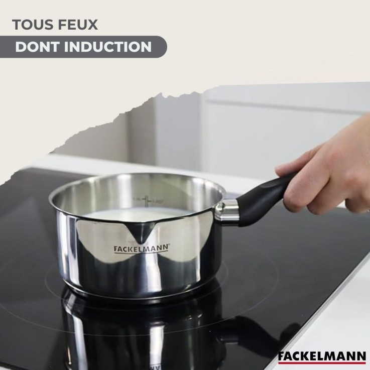Casserole Geneva en inox 18/8 - 20 cm - 3 L