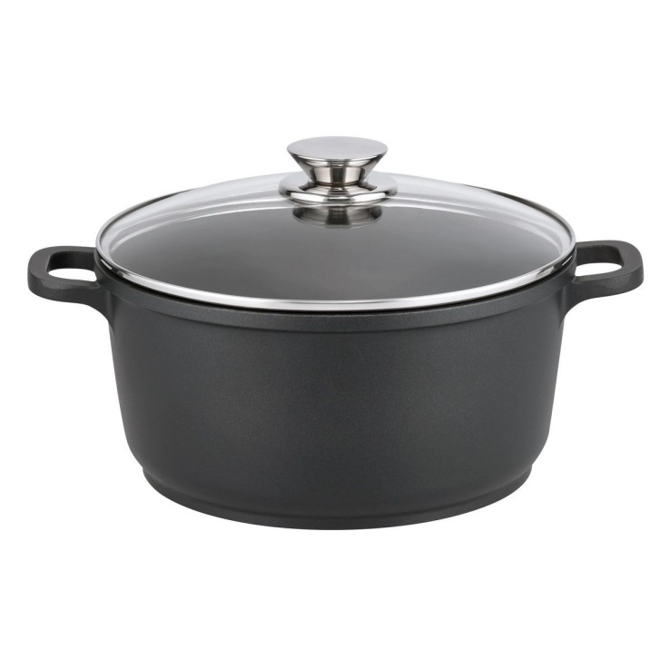 Faitout Alucast en fonte d'aluminium - 20 cm - 2 L - noir