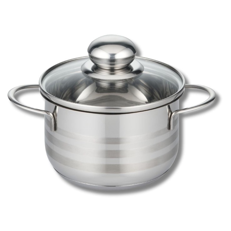 Faitout Brillant en inox - 14 cm - 1,1 L