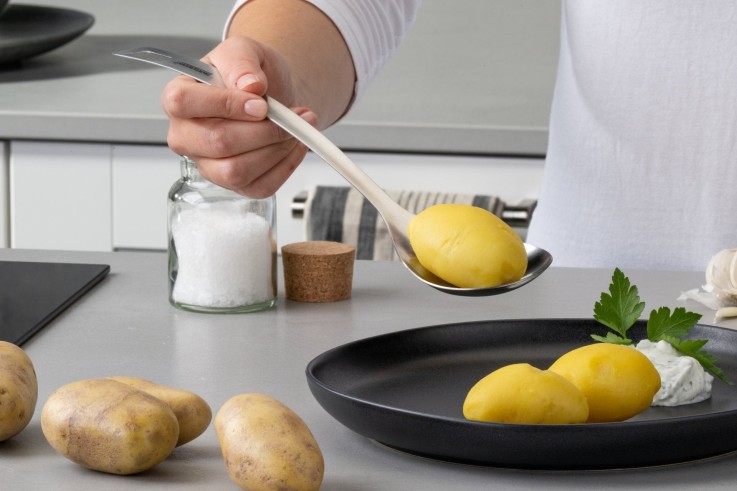 Cuillère de service Essential en inox - 32 cm