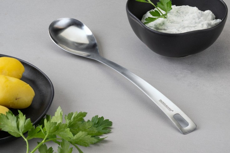 Cuillère de service Essential en inox - 32 cm