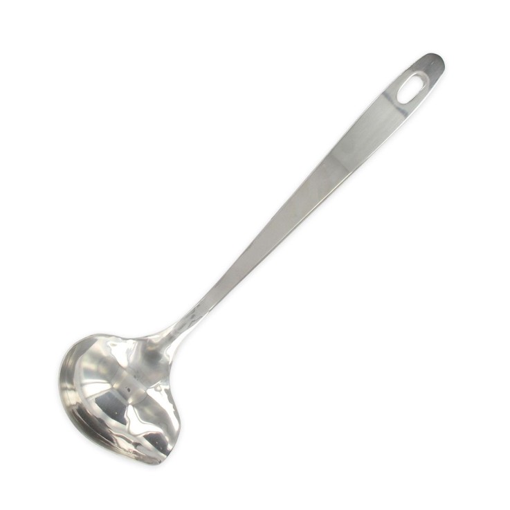 Cuillère à sauce Oxford en inox - 28,5 x 7,5 cm