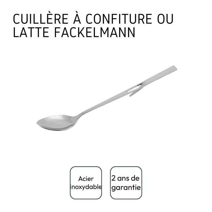Cuillère à confiture en inox - 19 cm