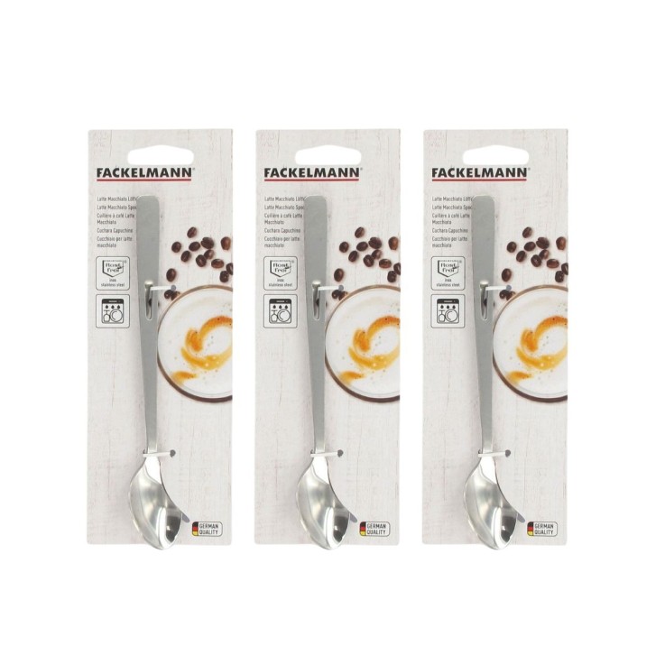 Lot de 3 cuillères à confiture en inox - 19 cm