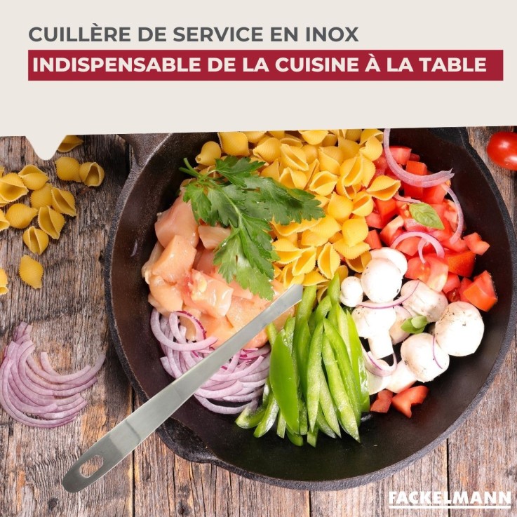 Cuillère de service Oxford en inox - 31,5 cm