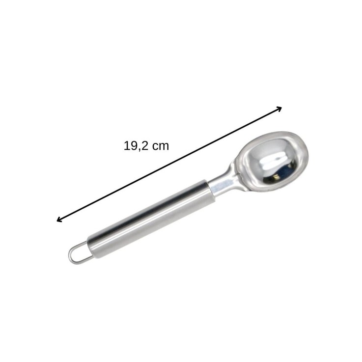 Lot de 2 cuillères à glace Elemental en inox - 19,2 cm - gris