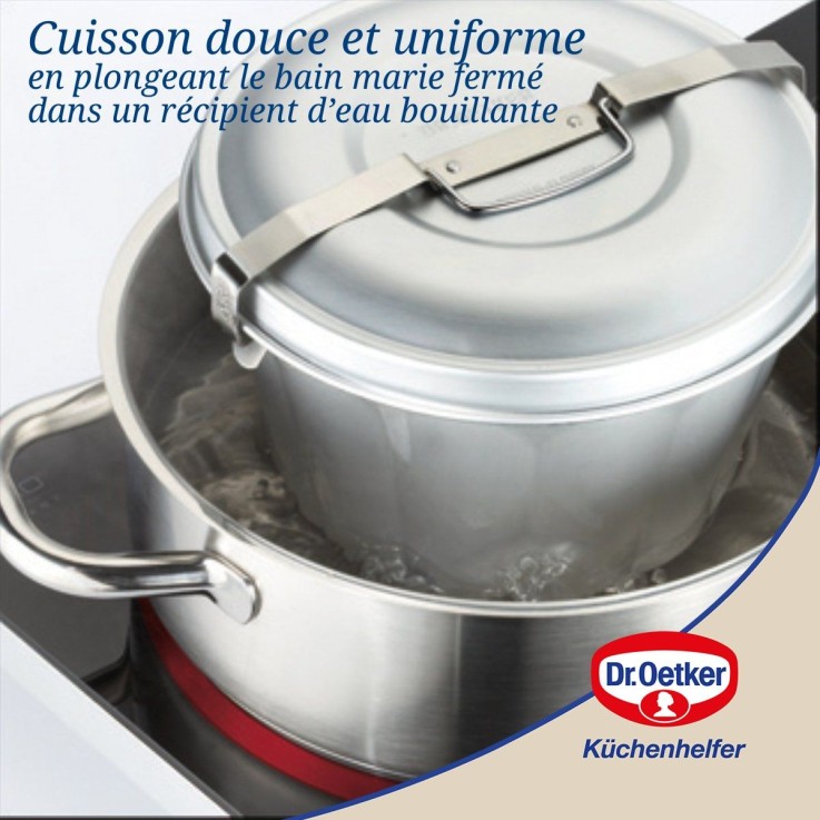 Moule à bain-marie en aluminium - 21 x 14 x 15 cm - 2,5 L