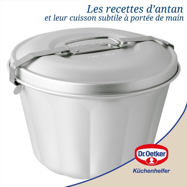 Moule à bain-marie en aluminium - 21 x 14 x 15 cm - 2,5 L