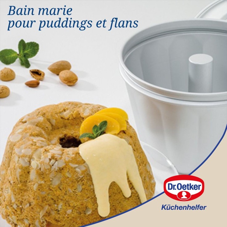 Lot de 2 moules à bain-marie Back Freude en aluminium - 21 cm - 2,5 L