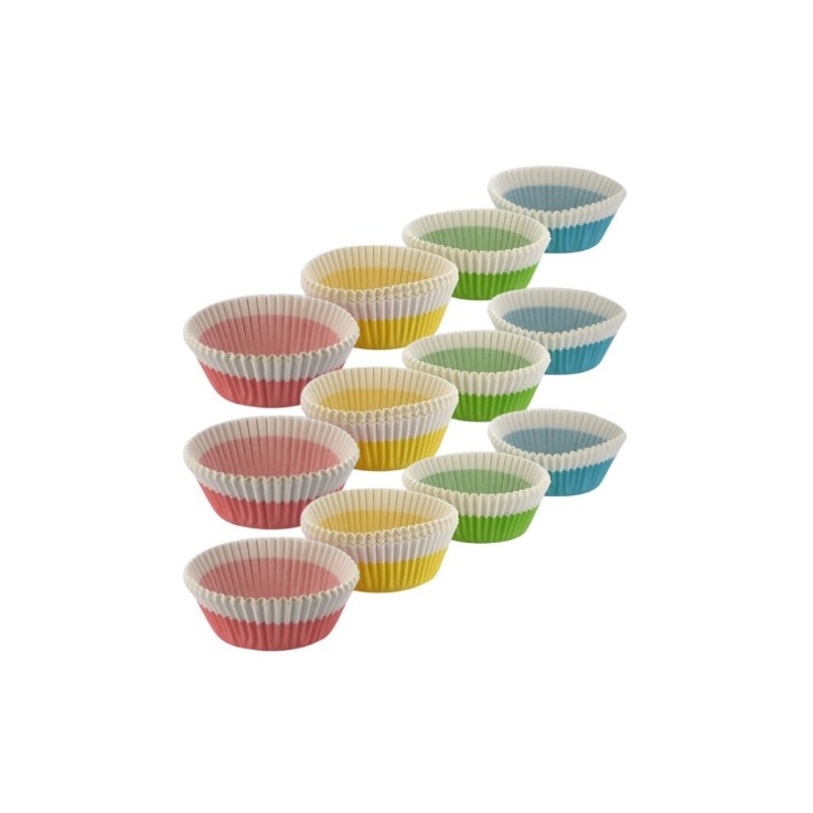 Lot de 300 moules à muffins Smart Pastry en papier - 5 cm - multicolore
