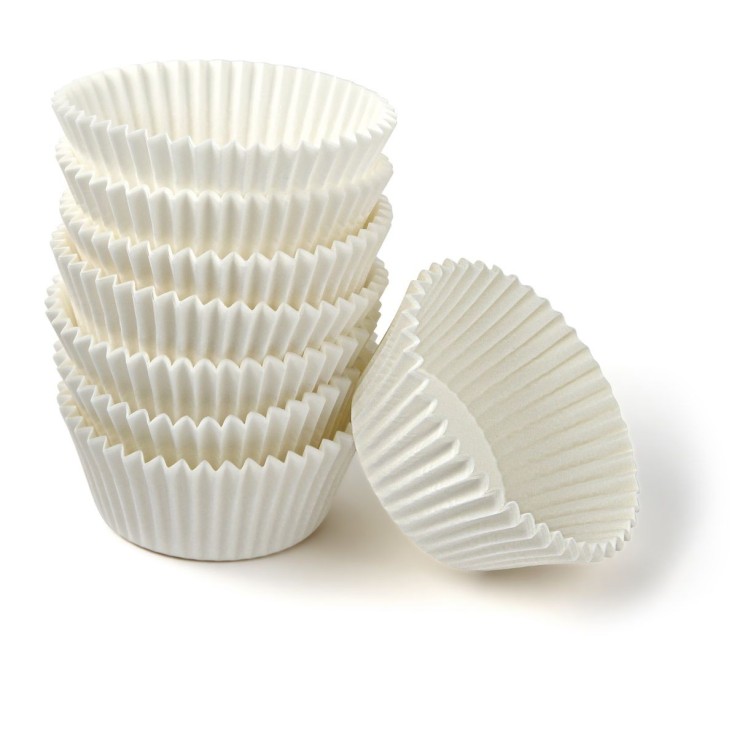 Moules à muffins Smart Pastry en papier - 7 cm - lot de 100 - blancs