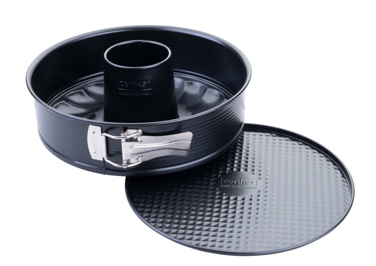 Moule à manqué et à savarin PerfectBack+ en acier - 24 cm - noir