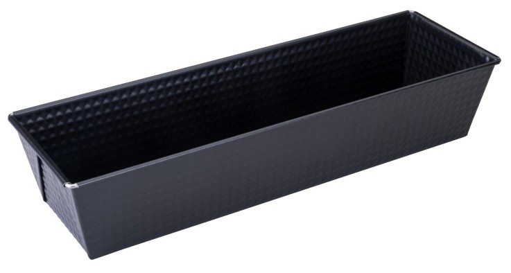 Moule à cake Perfect Black en acier - 35 cm - noir