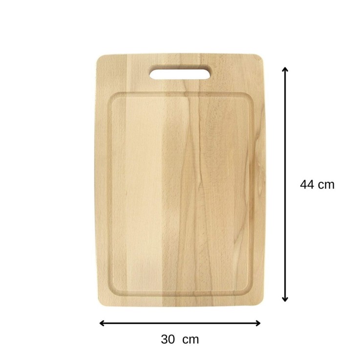Planche à découper rectangulaire Wood Edition en bois - 44 x 30 cm