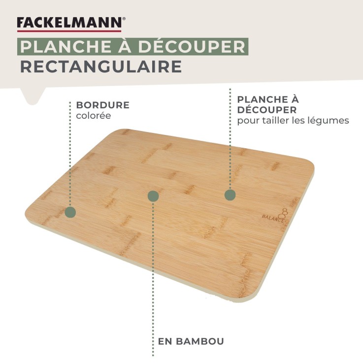 Planche à découper Balance en bambou certifié FSC - 40 x 26 cm