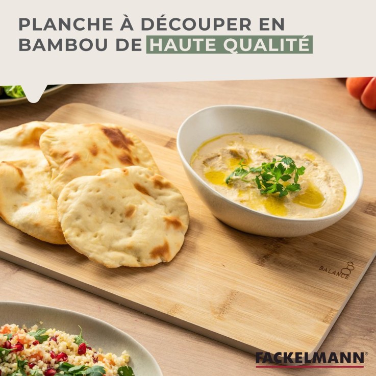 Planche à découper Balance en bambou certifié FSC - 40 x 26 cm
