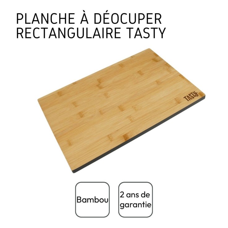 Planche à découper en bambou - 35,5 x 25 cm