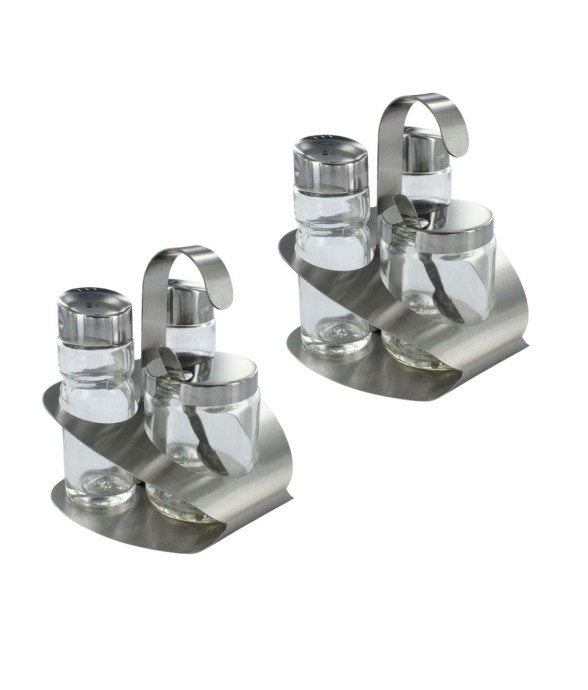 Set à condiments en verre...