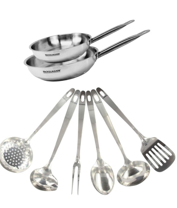 Set de poêles et ustensiles...