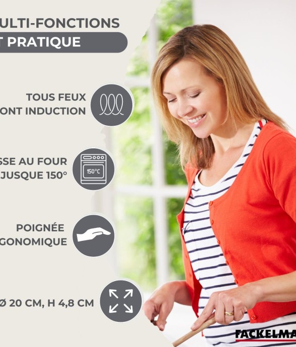 Set poêle avec couvercle...