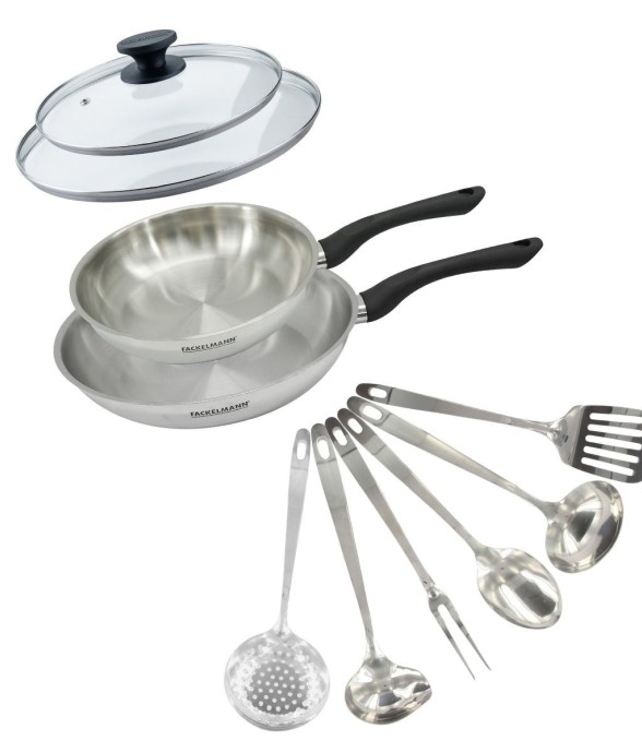 Set de poêles et ustensiles...