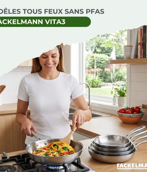Lot de 2 poêles Vita3 en...