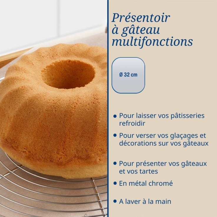 Grille de refroidissement en acier - 32 cm