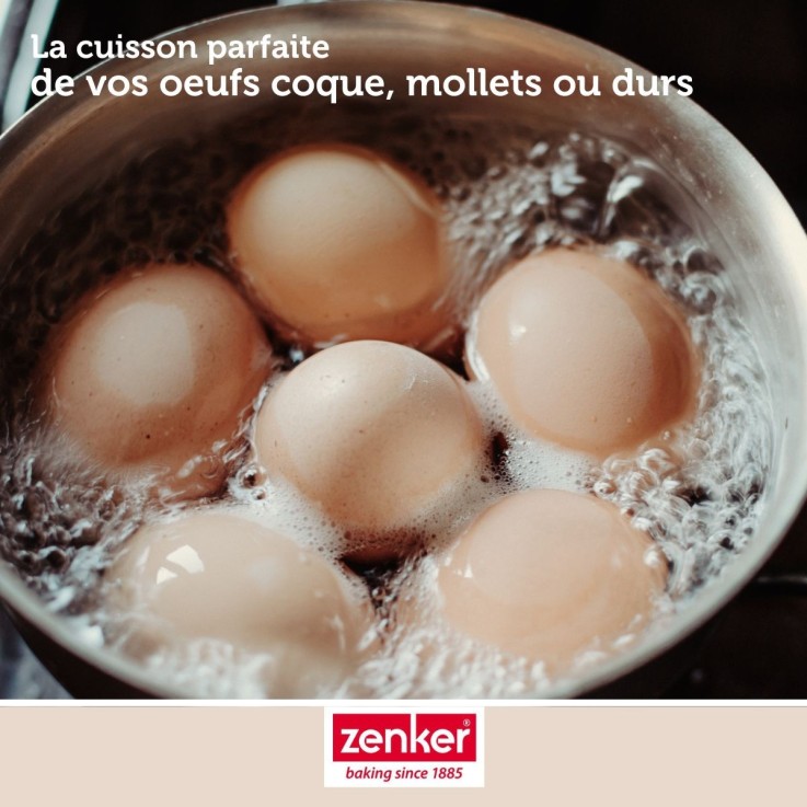 Minuteur de cuisine Smart Pastry en inox - 60 min - 6,5 cm - gris