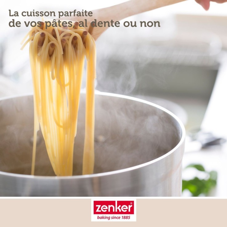 Minuteur de cuisine Smart Pastry en inox - 60 min - 6,5 cm - gris
